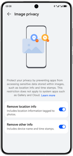 HUAWEI Mate 50 Sensitive Information Removal