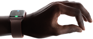 انقر بإصبع وإبهام معاً مرتين للرد على مكالمة، وفتح إشعار، والانتقال إلى الأغنية التالية، وغير ذلك الكثير.