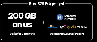 Get a free XXX when you pre-order Galaxy S25 Edge
